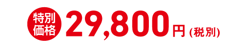 特別価格:29,800円