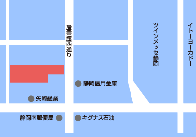 静岡ガス エネリア静岡東 地図