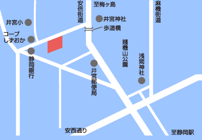 静岡ガス エネリア静岡北 地図
