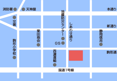 静岡ガス エネリア静岡西 地図