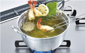 温度調節機能を左右バーナーに搭載